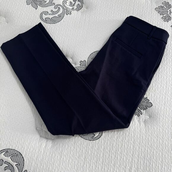 Boden Pimlico Ponte Navy Straight Leg Pants- EUC! Size 6 - Picture 9 of 15